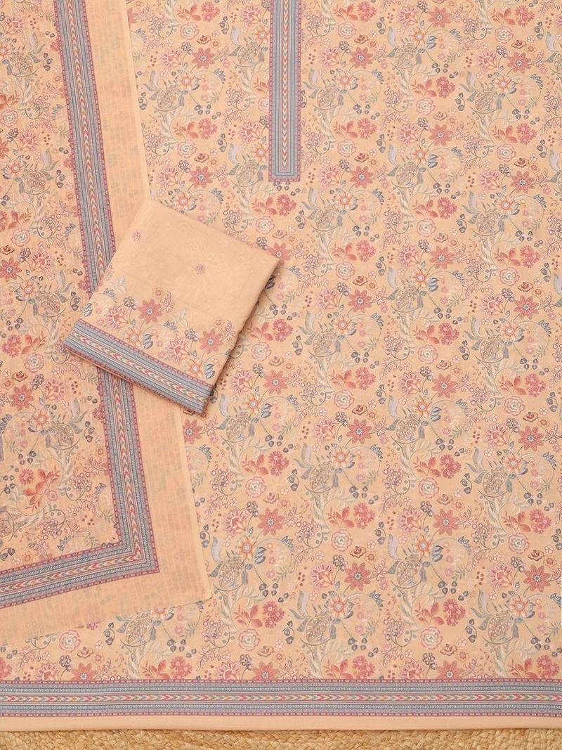 printed unstitched dress material