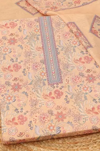 printed unstitched dress material