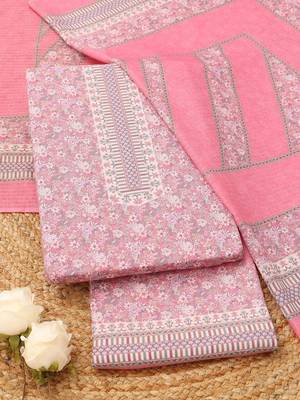 printed unstitched dress material 1