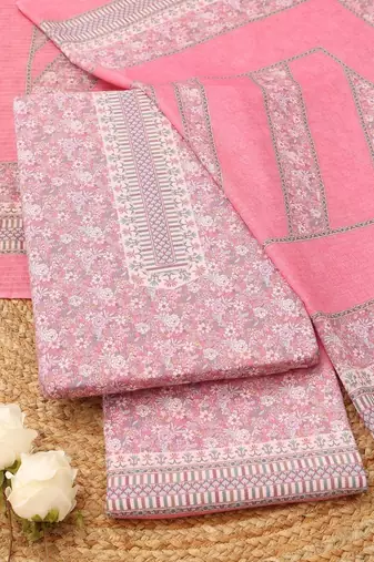 printed unstitched dress material