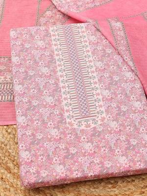 printed unstitched dress material 3