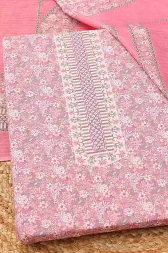 printed unstitched dress material