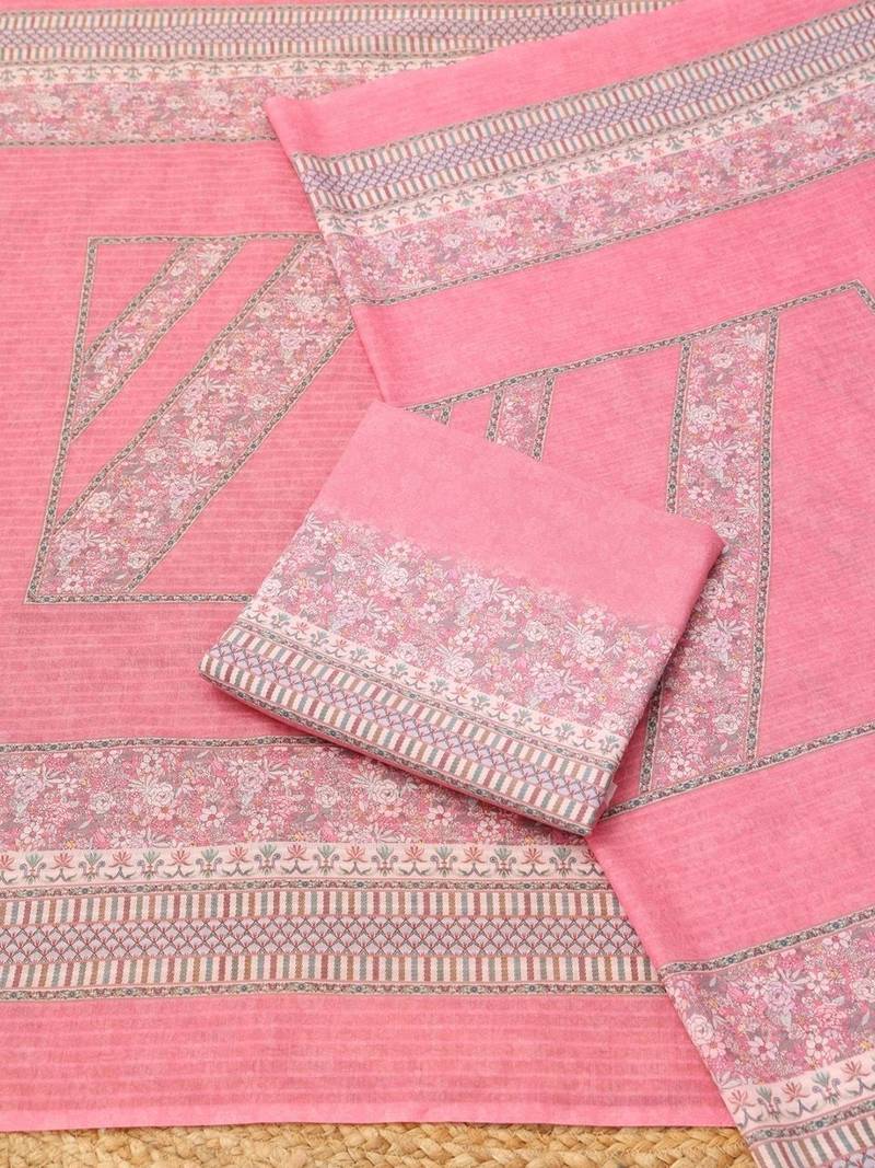 printed unstitched dress material