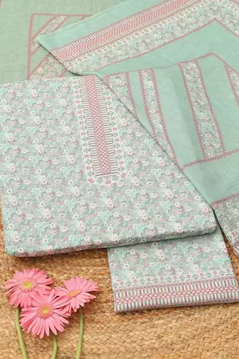 printed unstitched dress material