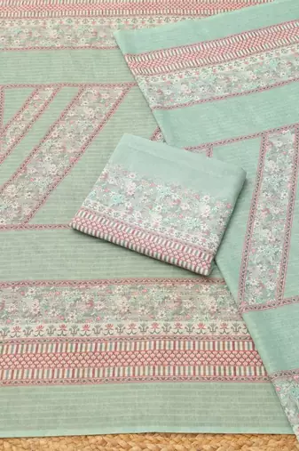 printed unstitched dress material