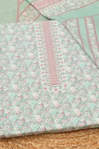 printed unstitched dress material