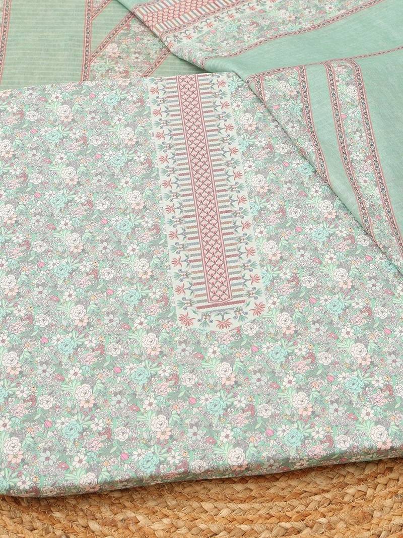 printed unstitched dress material