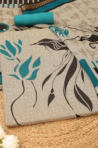 printed unstitched dress material