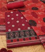 printed unstitched dress material