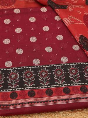 printed unstitched dress material 2