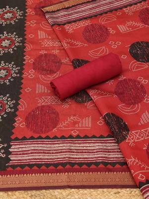 printed unstitched dress material 4