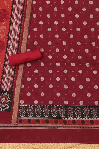 printed unstitched dress material