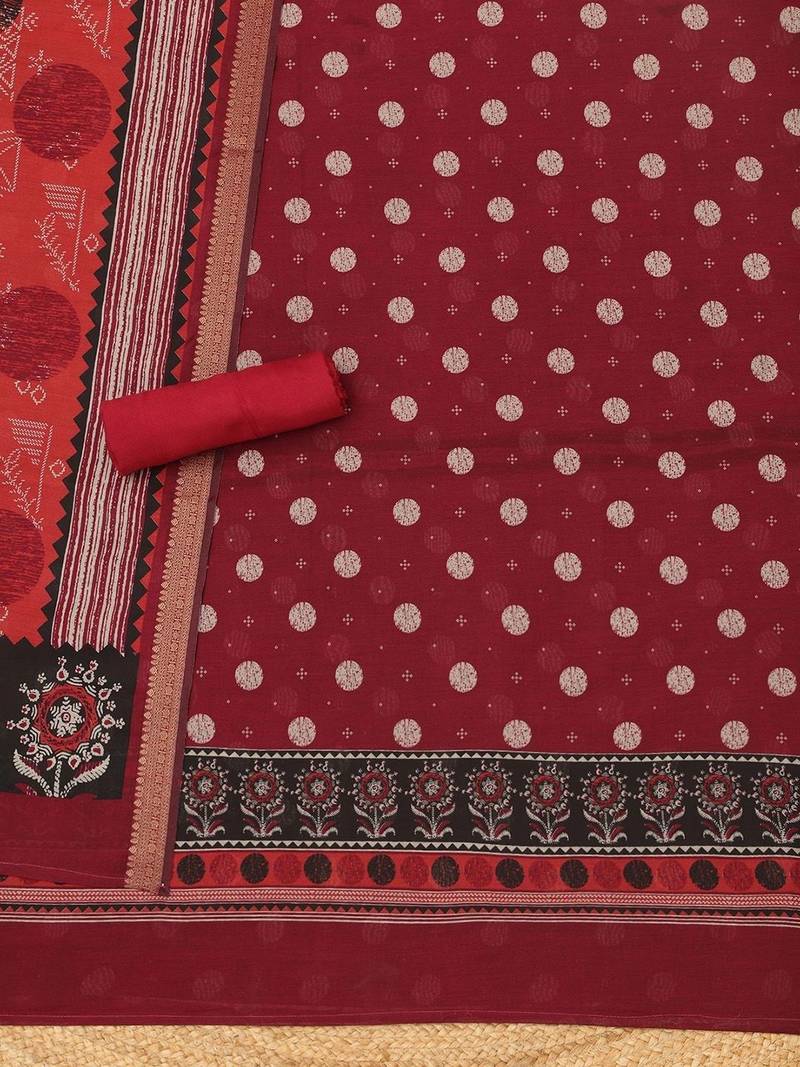 printed unstitched dress material
