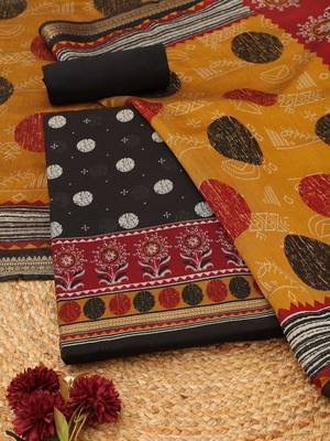 printed unstitched dress material 1