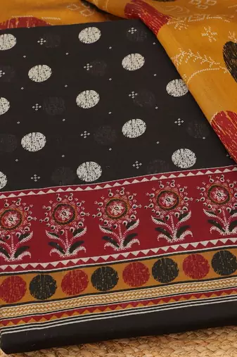 printed unstitched dress material