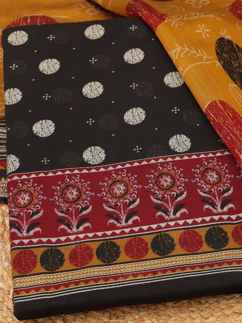 printed unstitched dress material