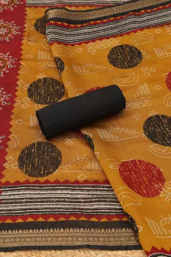 printed unstitched dress material