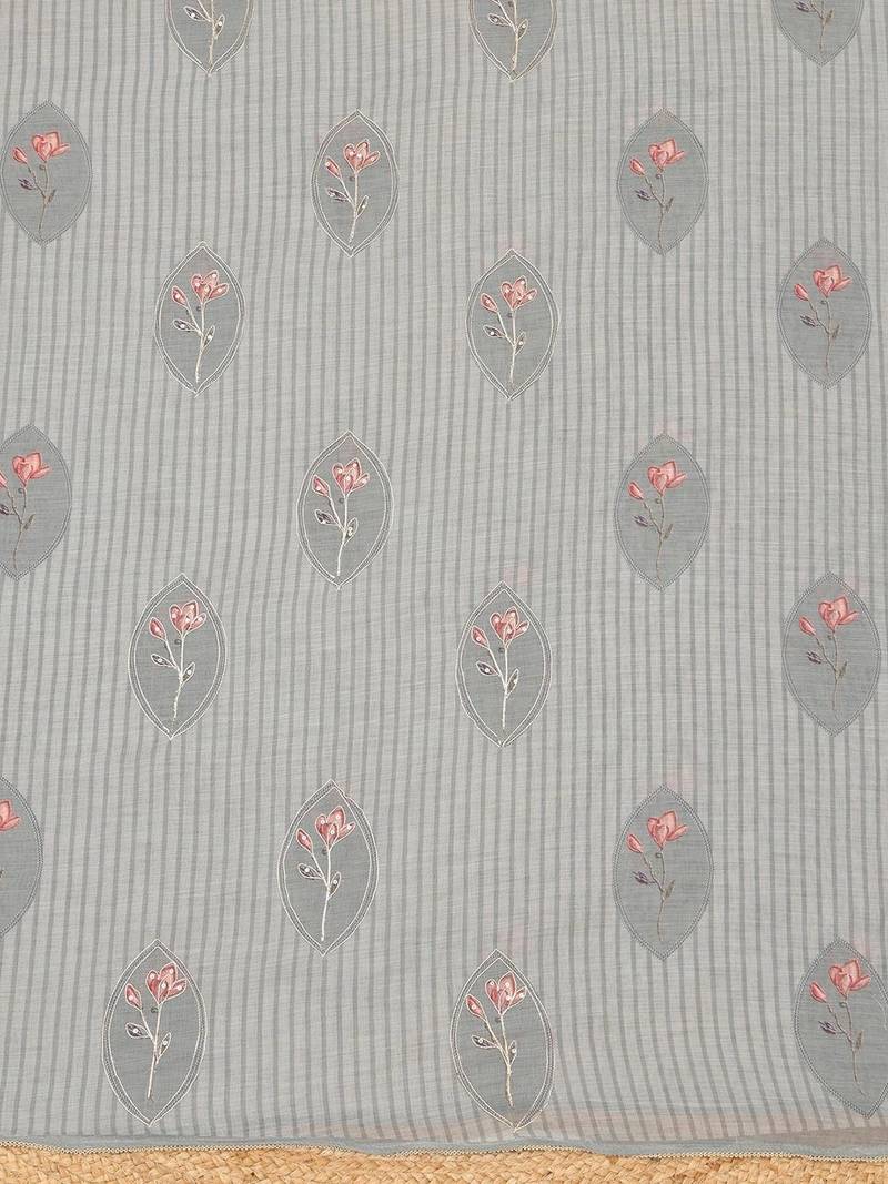 printed linen unstitched dress material