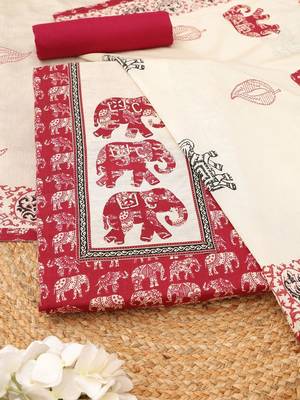 printed unstitched dress material 1