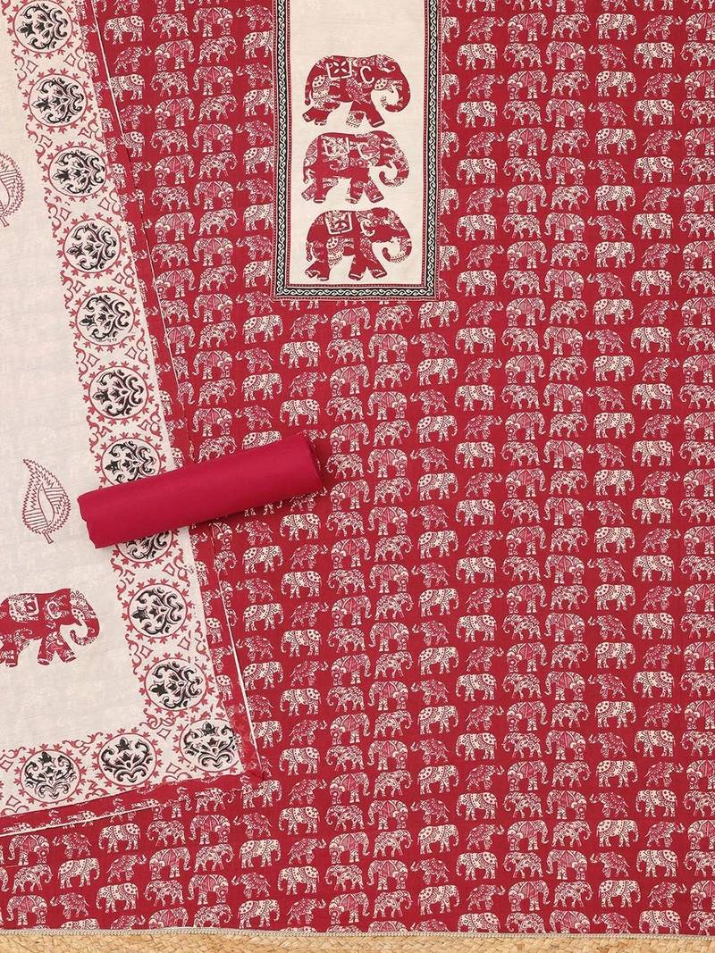 printed unstitched dress material