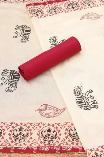 printed unstitched dress material