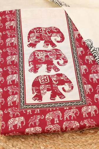 printed unstitched dress material