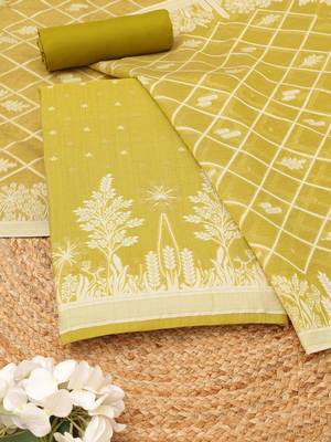 printed unstitched dress material 1