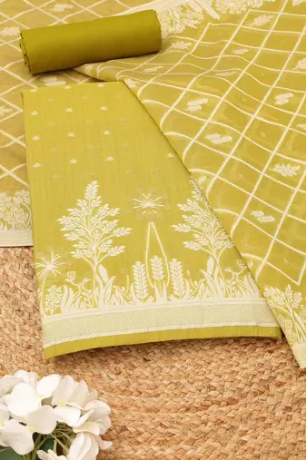 printed unstitched dress material