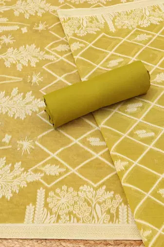 printed unstitched dress material