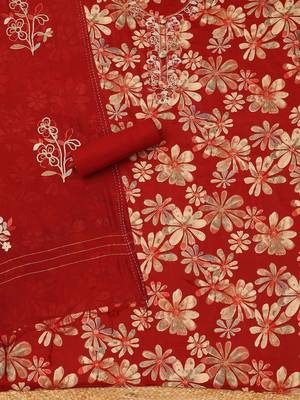 printed unstitched dress material 2