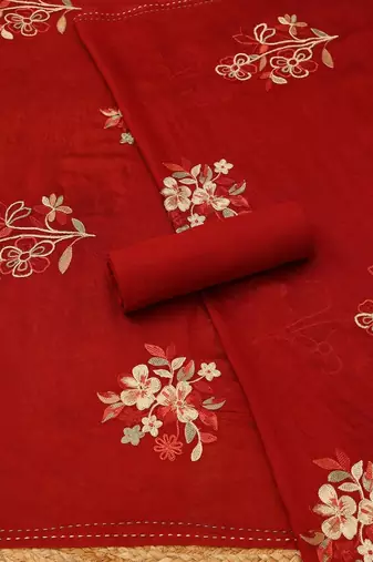printed unstitched dress material