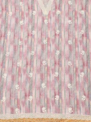 printed linen unstitched dress material 2