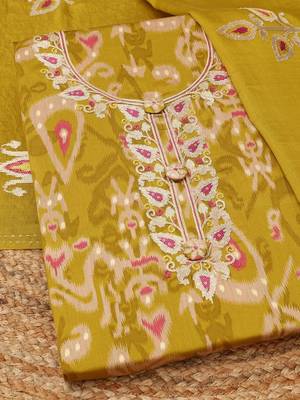 printed unstitched dress material 2