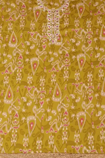 printed unstitched dress material