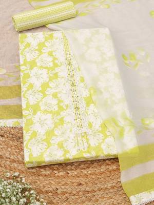 printed unstitched dress material 1