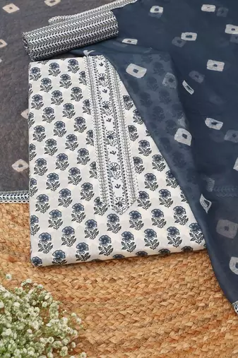 printed unstitched dress material
