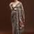 Grey woven design saree with blouse