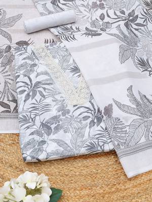 printed linen unstitched dress material 1