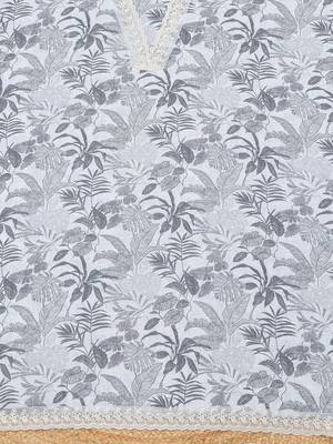 printed linen unstitched dress material 2