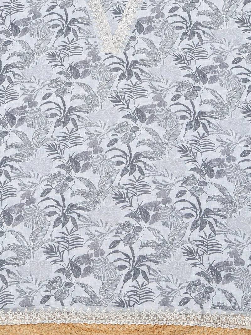 printed linen unstitched dress material