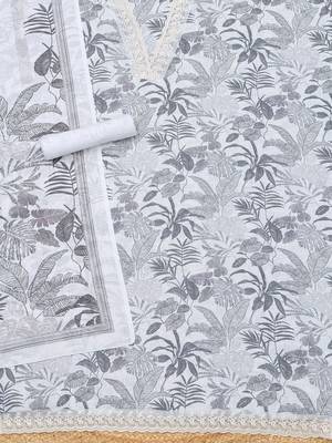 printed linen unstitched dress material 5