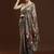 Grey woven design saree with blouse