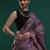 Purple woven design saree with blouse