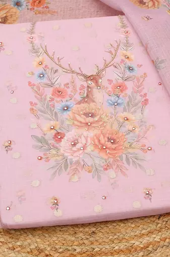 printed unstitched dress material