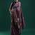 Purple woven design saree with blouse