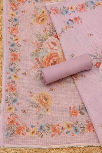 printed unstitched dress material