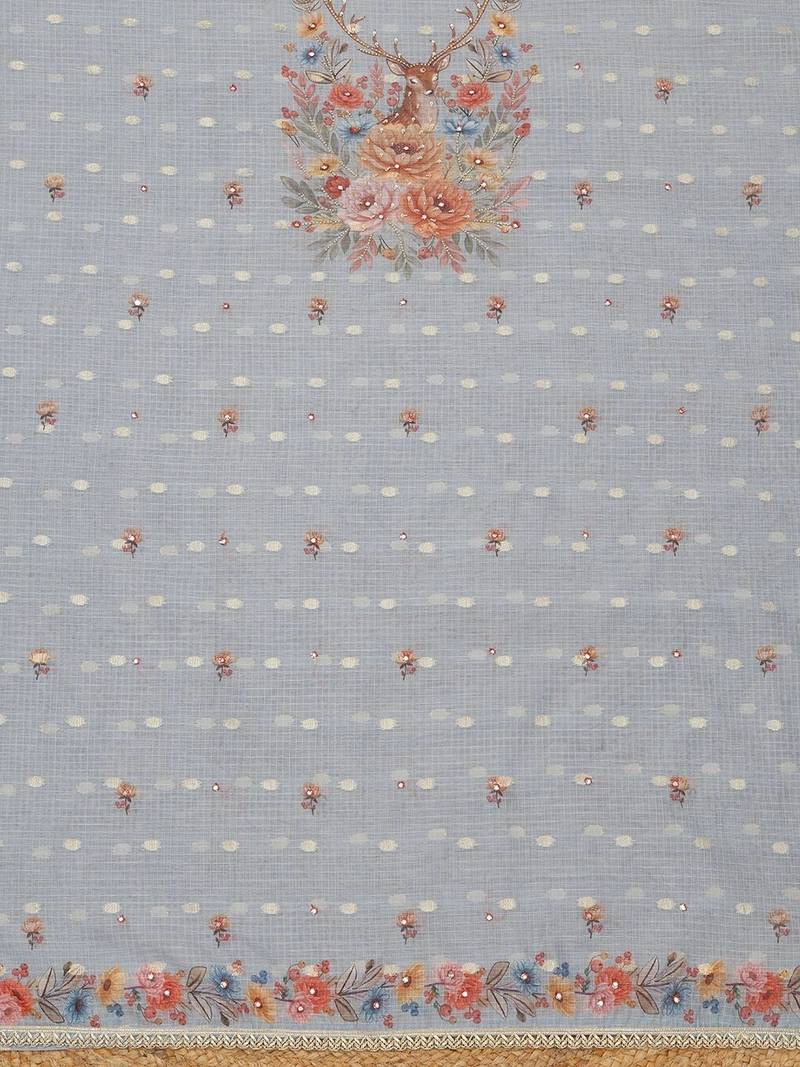 printed unstitched dress material