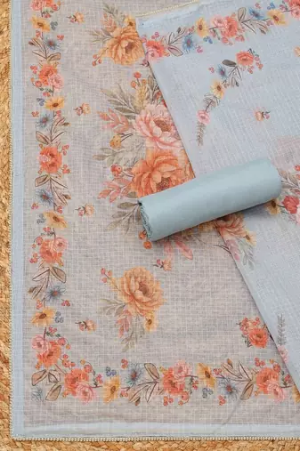 printed unstitched dress material