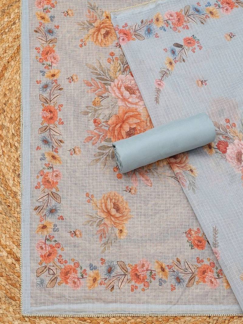 printed unstitched dress material