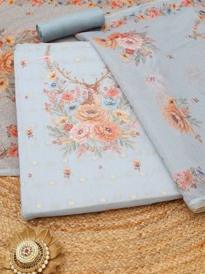 printed unstitched dress material 4